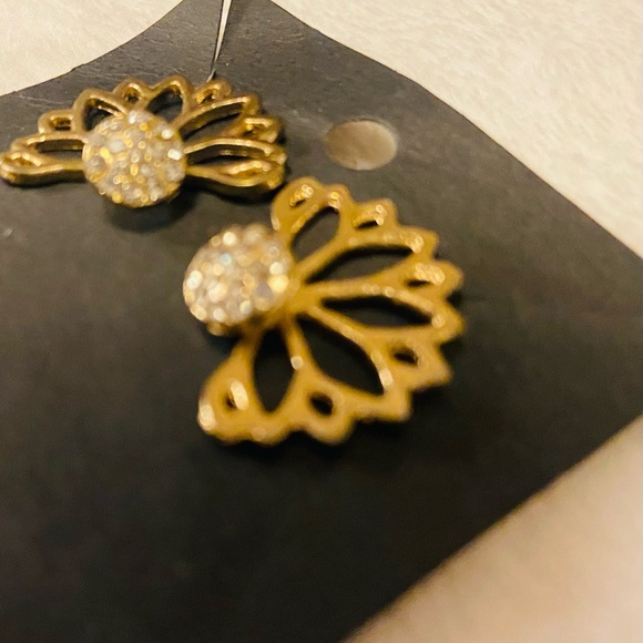 Ear Jackets: Lotus Flowers NWT - Picture 2 of 2